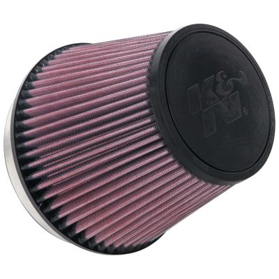 K&N 6 in. Universal Round Tapered Air Filter, 6 in. x 1 in. FLG, RU-1036