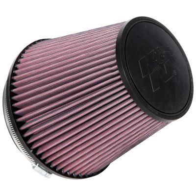 K&N 6.5 in. Universal Round Tapered Air Filter, 6 in. x 1 in. FLG, RU-1042XD