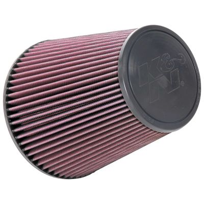 K&N Universal Air Filter, Flange Diameter: 6 in., Filter Height: 8 in., Flange Length: 0.62 in., Shape: Round Tapered, RU-1044