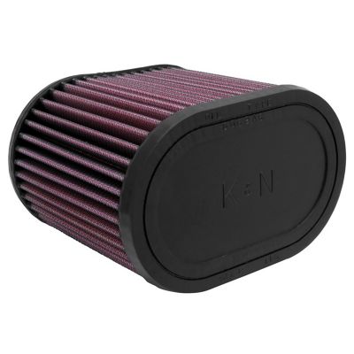 K&N Universal Air Filter: Flange Diameter: 2.75 In, Filter Height: 5 In, Flange Length: 0.625 In, Shape: Oval, RU-1500