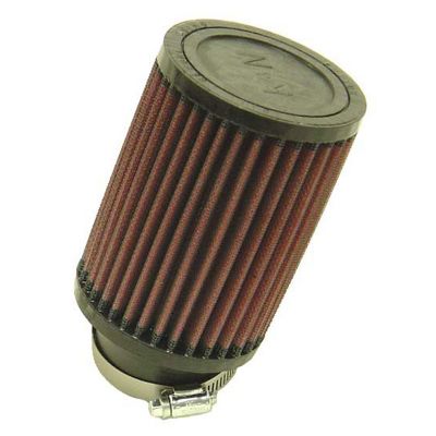 K&N 5 in. Universal Round Air Filter, 2.25 in. x 1 in. FLG