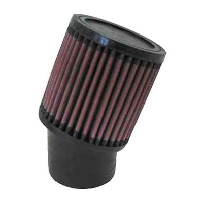 K&N Universal Air Filter: Flange Diameter: 2.4375 In, Filter Height: 4 In, Flange Length: 2 In, Shape: Round, RU-1750