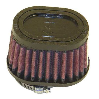 K&N 2.75 in. Universal Oval Straight Air Filter, 2 in. x 0.6 in. FLG, RU-1820