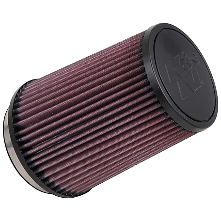K&N Universal Air Filter: Flange Diameter: 4 In, Filter Height: 7 In, Flange Length: 0.625 In, Shape: Round Tapered, RU-2590
