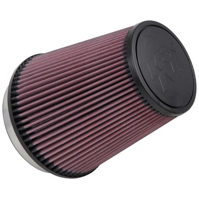 K&N Universal Air Filter: Flange Diameter: 5 In, Filter Height: 7 In, Flange Length: 1 In, Shape: Round Tapered, RU-2800