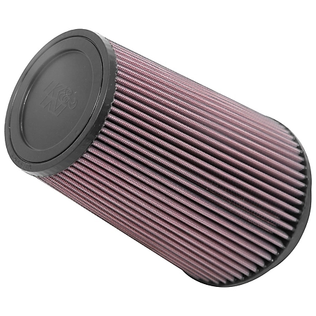 K&N Universal Air Filter: Flange Diameter: 5 In, Filter Height: 8.75 In, Flange Length: 1 In, Shape: Round Tapered, RU-2815