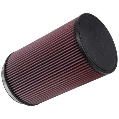 K&N Universal Air Filter, Round, 6 in. Flange, 12 in. H x 1 in. L