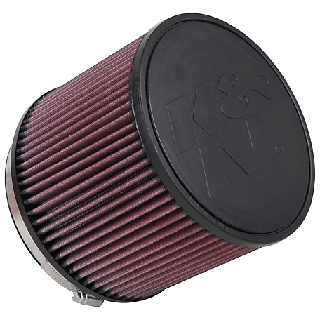 K&N Universal Air Filter: Flange Diameter: 6 In, Filter Height: 6 In, Flange Length: 1 In, Shape: Round, RU-3060