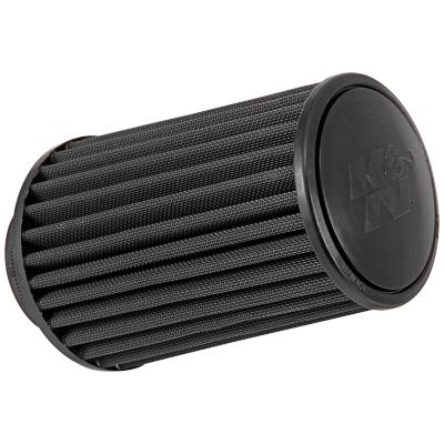 K&N Universal Air Filter: Flange Diameter: 3.5 In, Filter Height: 8.75 In, Flange Length: 1.5 In, Shape: Round, RU-3105HBK