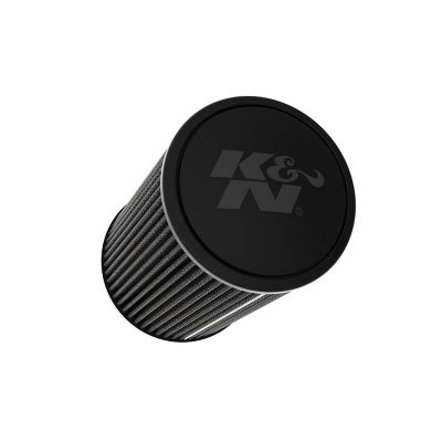 K&N Universal Air Filter: Flange Diameter: 3 In, Filter Height: 9 In, Flange Length: 1.5 In, Type: Dry Synthetic, RU-3109HBK