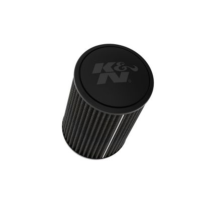 K&N Universal Air Filter: Flange Diameter: 3.5 In, Filter Height: 9 In, Flange Length: 1.5 In, Type Dry Synthetic RU-3111HBK