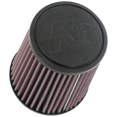 K&N Universal Air Filter: Flange Diameter: 3 In, Filter Height: 6 In, Flange Length: 1.75 In, Shape: Tapered Round, RU-4650