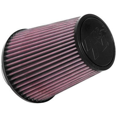 K&N Universal Air Filter: Flange Diameter: 3 In, Filter Height: 6.7 In, Flange Length: 1.7 In, Shape: Round Tapered, RU-4700
