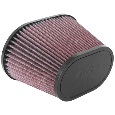 K&N Universal Air Filter: Flange Diameter: 3.5 In, Filter Height: 5.5 In, Flange Length: 0.75 In, Shape: Oval, RU-5040