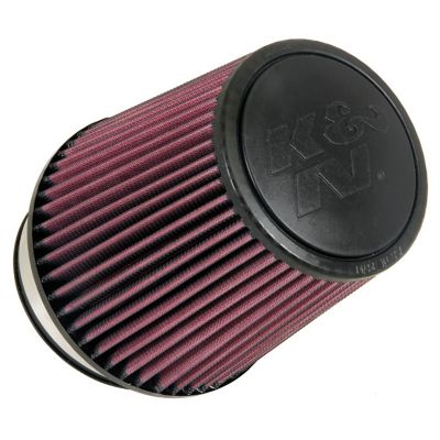 K&N Universal Round Air Filter, 4.375 in. x 1.25 in. FLG