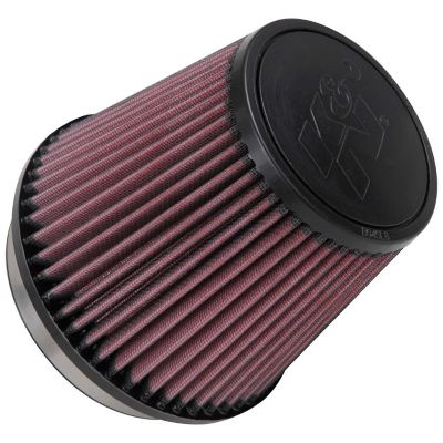 K&N Universal Air Filter: Flange Diameter: 5 In, Filter Height: 5.5 In, Flange Length: 1 In, Shape: Round Tapered, RU-5147