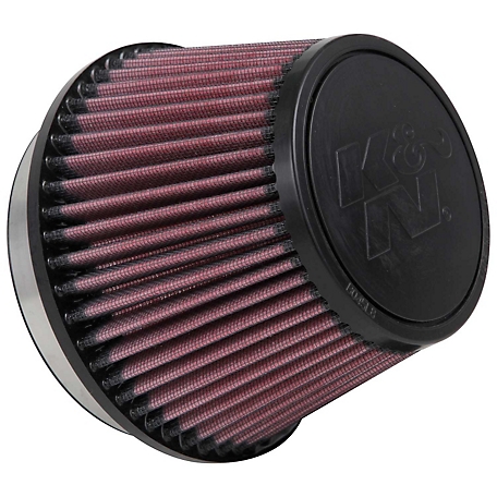 K&N Universal Air Filter: Flange Diameter: 5 In, Filter Height: 4.125 In, Flange Length: 1 In, Shape: Round Tapered, RU-5163