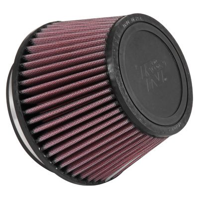 K&N Universal Air Filter: Flange Diameter: 5 In, Filter Height: 4.125 In, Flange Length: 1 In, Shape: Conical, RU-5163XD