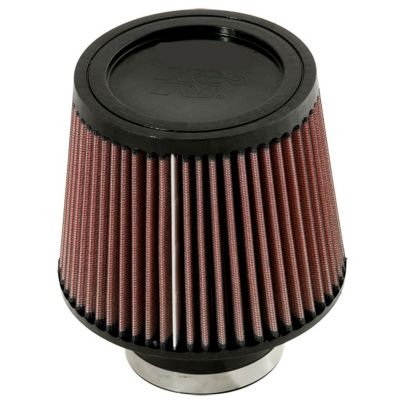 K&N 5 in. Universal Round Tapered Air Filter, 3 in. x 1.75 in. FLG, RU-5176