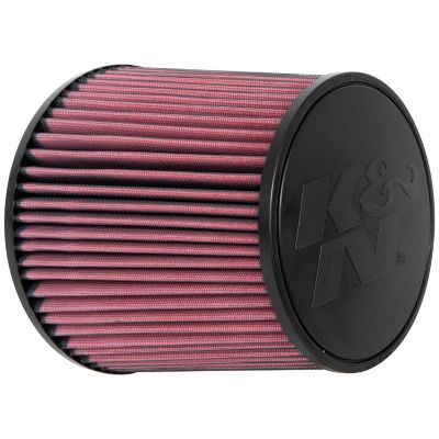 K&N Universal Air Filter: Flange Diameter: 5 In, Filter Height: 8.6 In, Flange Length: 1.1 In, Shape: Round Tapered, RU-5294