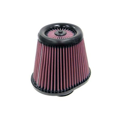 K&N Universal Air Filter: Flange Diameter: 3 In, Filter Height: 6.5 In, Flange Length: 1.8 In, Shape: Oval Straight, RX-4750