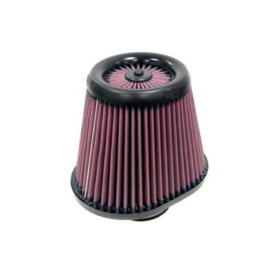 Image showing  6.5 in. Universal Oval Straight Air Filter, 3 in. x 1.8 in. FLG