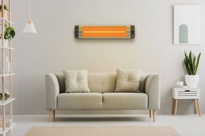 Image showing  5,200 BTU Electric Infrared Heater with Remote Control, 1,500W