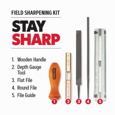 Image showing  6 pc. Chainsaw Sharpening Kit