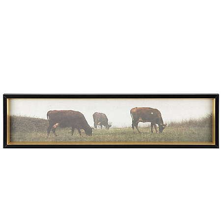 Red Shed Framed Cattle Art