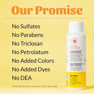 Image showing 8 th Skout's Honor Honeysuckle Scented Probiotic Shampoo and Conditioner for Pets
