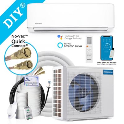 MRCOOL 36,000 BTU DIY 4th Gen 18 Seer Energy Star Ductless Mini Split AC/Heat Pump, 25 ft. Install Kit, 230V -  DIY-36-HP-WM-230C25