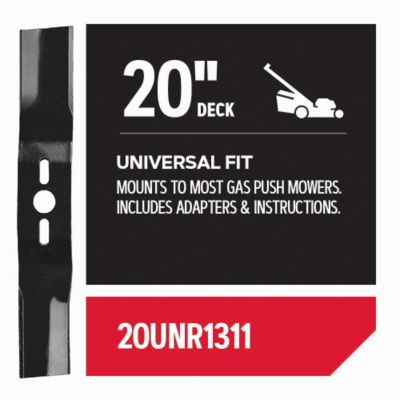 Image showing  20 in. Universal 3-in-1 Mulching Lawn Mower Blade