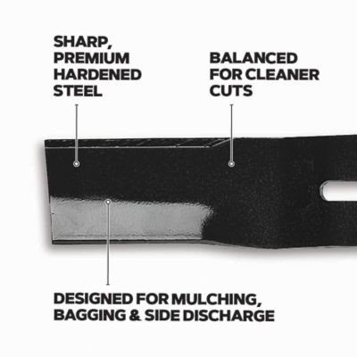 Image showing  20 in. Universal 3-in-1 Mulching Lawn Mower Blade