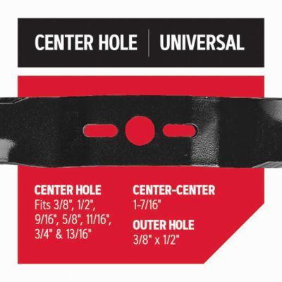 Image showing  20 in. Universal 3-in-1 Mulching Lawn Mower Blade