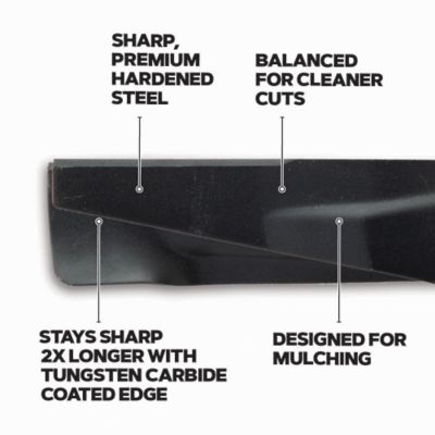 Image showing  21 in. Tungsten Carbide-Coated Mulching Lawn Mower Blades for Honda Push and Propelled Mowers, 2 pk., 21HAR2TN2