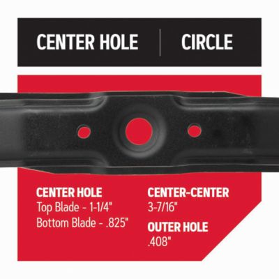 Image showing  21 in. Tungsten Carbide-Coated Mulching Lawn Mower Blades for Honda Push and Propelled Mowers, 2-Pack, 21HAR3TN2