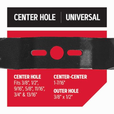 Image showing  21 in. Universal 3-in-1 Mulching Lawn Mower Blade