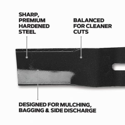 Image showing  22 in. Universal 3-in-1 Mulching Lawn Mower Blade