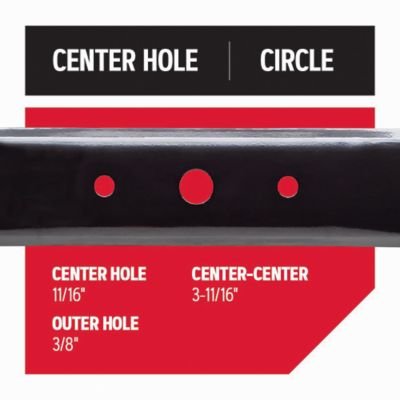 Image showing  42 in. Mulching Lawn Mower Blades for John Deere Riding Mowers, 2 pk., 42JDR1ML2X