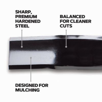 Image showing  42 in. Mulching Lawn Mower Blades for John Deere Riding Mowers, 2 pk., 42JDR1ML2X