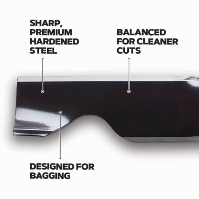 Image showing  46 in. Lawn Mower Blades for Husqvarna and Poulan Riding Mowers, 2 pk.