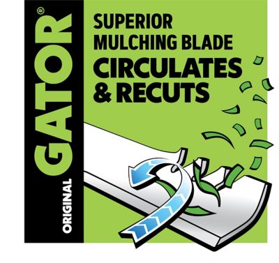 Image showing  46 in. Gator Mulching Lawn Mower Blade for Cub Cadet, Craftsman and Troy-Bilt Mowers, 2-Pack