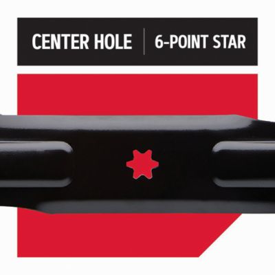 Image showing  46 in. Lawn Mower Blades for Craftsman and Cub Cadet Riding Mowers, 2-Pack