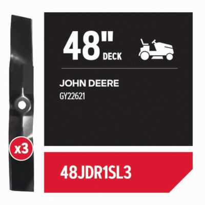 Image showing  48 in. Lawn Mower Blades for John Deere Riding Mowers, 3 pk., 48JDR1SL3