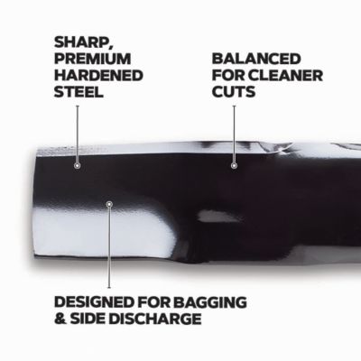 Image showing  48 in. Lawn Mower Blades for John Deere Riding Mowers, 3 pk., 48JDS1SL3