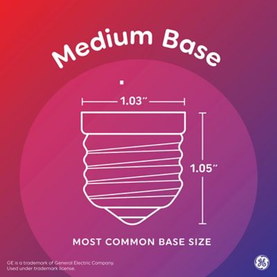 Image showing 6 th GE 100 Watt Equivalent 1,600-Lumen A19 General Purpose LED Light Bulbs, Daylight, 5,000K, 2-Pack