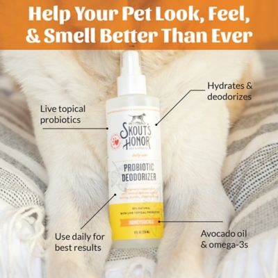 Image showing 5 th Skout's Honor Honeysuckle Scented Probiotic Deodorizer for Pets