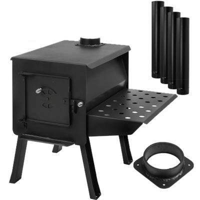 Image showing  Grizzly 2.9 cu. ft. Camp Stove with Pipe Kit