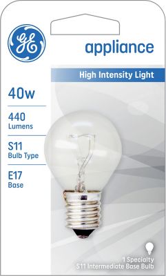 GE 40W Incandescent Appliance Light Bulb