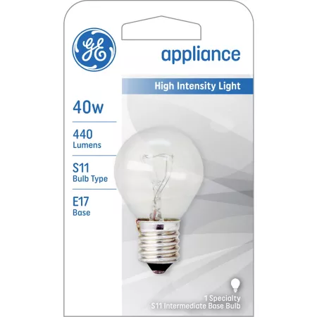 GE 40W 44 Lumens Incandescent Appliance Light Bulb Incandescent Bulbs